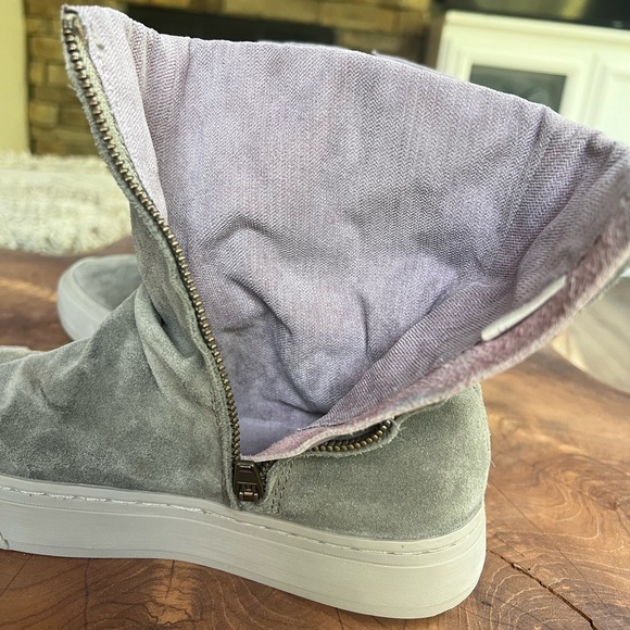 SATORISAN Meraki Women's Grey Suede Pull On Lined Booties US 5,5. EU 36 - Picture 9 of 11